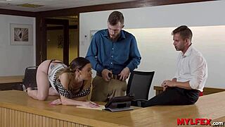 Mylfex - Unique Hot Receptionist Stands Out in the Company