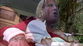 Blonde Mature Mom Bent Over for Monster Cock Anal