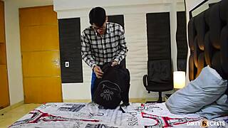 Nerd Stepbrother Fantasizes About Fucking His Hot Stepsister's Big Ass and Cumming On It