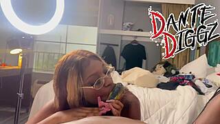 Two Ebony Baddies Compete In Sloppy Dick Sucking Contest On Boyfriends