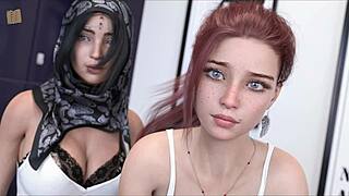 girlfriends sienna and catalina try a fun machine ride