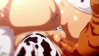 原神申鹤怀孕粉丝艺术 by Theobrobine