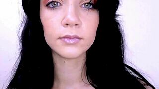 classic brunette beauty shines in modeling audition scene