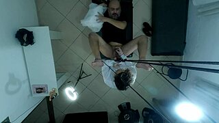 Holy crap, horny patient gets his asshole wrecked by urologist with a strapon!