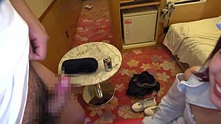 Sexy Cosplay Maid Maya Rides Hard in Costume for Double Creampie