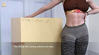 girlfriends sienna and catalina try a fun machine ride