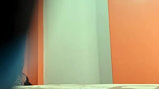 I'm the cute Colombian stepsister undressing in my miniskirt, spied on by hidden cam amateurs in European style.