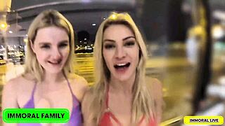 Irina Cage finds herself overwhelmed in the bedroom. Three wild guys stuff her with crazy intensity.