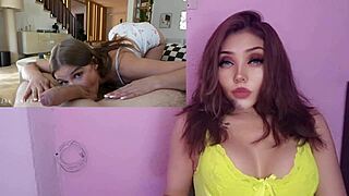 Little unfaithful stepsister receives sex lessons from stepbrother in pov session