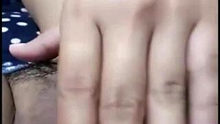 girlfriend receives sensual facial after intense session