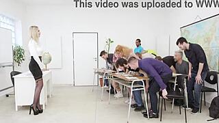 i star in wet school scene with bwc double anal gaping creampie swallow.