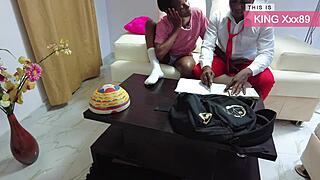 african female student seduced her home teacher in hardcore sex