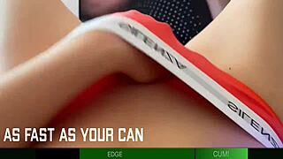 babe trying not to cum challenge