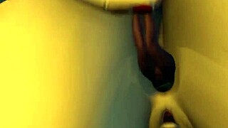 Giantess explores wild anal vore with intense sound