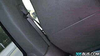 juicy latina gets her ass fucked humiliatingly on the 305 bus in reality