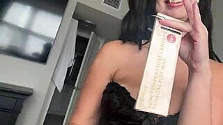 Goth girlfriend Asteria Jade gets wild in public park