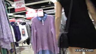 Exquisite Czech Teen Seduced in Shopping Centre POV Nailing
