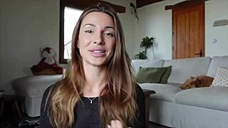 Cum eating tutorial with strict femdom instructions