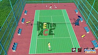 Ep13 hentai with Margaret, Steffi, and Maria. Academy Love Saga Tennis Angels EX scenes!