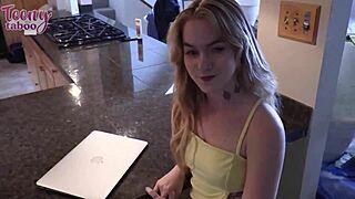 Nasty Blonde Sage Fox Bent Over By Stepdad Seth Brogan