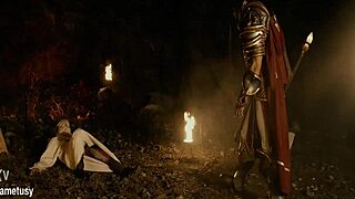 She exclaims, 'look at this fantasy cosplay game porn!'