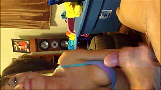 feeling so emotional watching this beautiful blue-eyed teen give an amateur blowjob with such passion