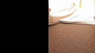 maturemons shows off close-up clit view