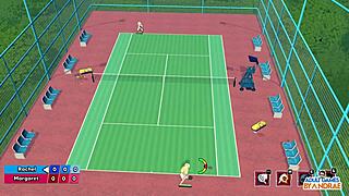 Ep13 hentai with Margaret, Steffi, and Maria. Academy Love Saga Tennis Angels EX scenes!