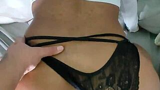 daddy halts her gaping ass pain