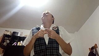 First day of classes, I find her videos with professor and end up fucking her to test her lesson.