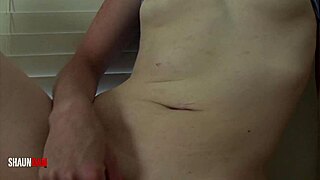 Pale Freckled Holly Lane Plays With Her Pussy In Solo Session