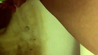 Pretty Pierced Pussy Pees Intensely