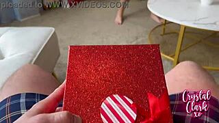 Stepmom's Christmas Gift Explodes with Cum