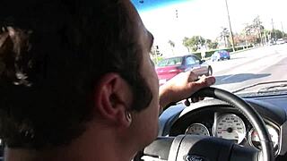 that slutty brunette rides my cock on the bed with fishnets