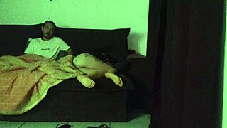 Moaning mature latina cowgirls big cock on sofa with petite stepson