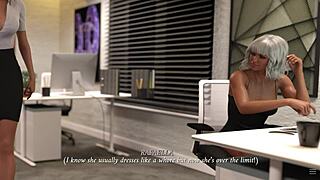 Let's play sex adventures - office slut. Ready for blowjob and cumshot?