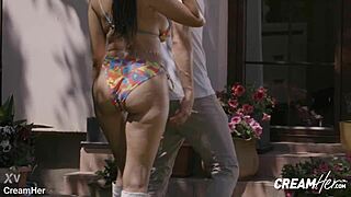 cumming inside katrina moreno's massive latina tits