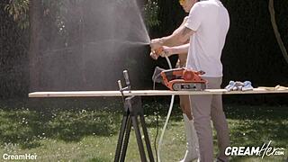 cumming inside katrina moreno's massive latina tits