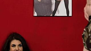 kinky domina in stockings humiliates me