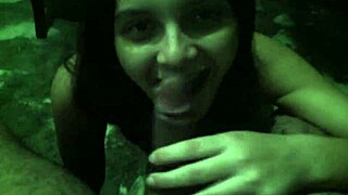 Married venezuelan woman sucks in husband's house.