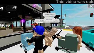 Blonde Submissive's Rough Public Sex in Brookhaven