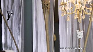 Hey, Mary Kalisy in lingerie rides BBC hard!