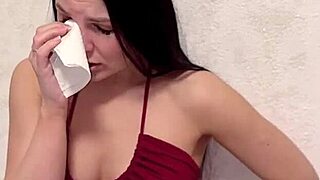 Skinny Girl With Piercing Rides Muscular Guy's Monster Cock For Facial Cumshot.