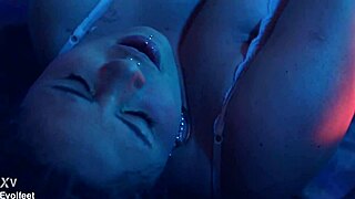 lesbian explores strap-on and toe fetish