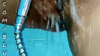 showing my natural tits in softcore solo exhibitionist homemade video