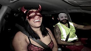 she came back from halloween party all stretched out and creamy, wanna know more?