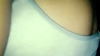 Cogiendo a mi compañera universitaria bent over in doggystyle