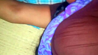 Desi Aunty's Big Boobs Pressed Hard