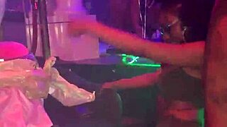 Chilling at Tampa strip club for my homegirl's birthday party