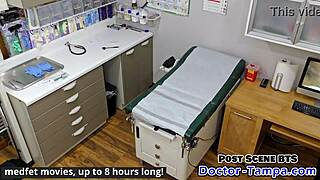 Doctor tampa humiliates ebony solana during cheerleading physical examination